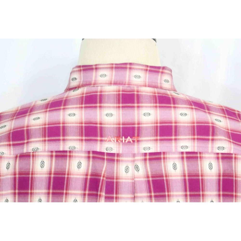 Ariat WF Seamus FTD Terra Rouge L/S Classic Fit Check Western Shirt Mens‎ Sz 2XL - Picture 5 of 7